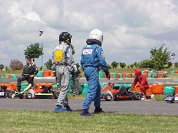 La tension du dpart type "Le Mans"... (le pied !!)